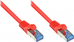 Alcasa Good Connections RNS Patchkabel mit Rastnasenschutz - Cat. 6A - S/FTP - PiMF - halogen free - 500MHz - rot - 15m