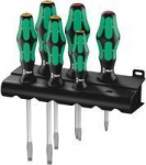 Wera Tools Wera 334 SK/6 Rack Screwdriver Set Kraftform Plus Lasertip