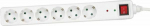 Power Strip InLine Surge 6 sockets 1.5 m White (16461Q)