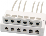 EFB Elektronik EFB Keystone Distribution box on-wall 6/12 Port