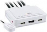 Switch InLine InLine Kabel KVM Switch, 2-portowy, Displayport 1.2, 4K, USB, Audio