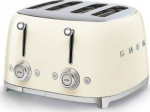 Smeg TSF03CREU - four-bread toaster, cream white