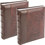 Victoria Collection Album B 10x15/200M Leaf, punane 2tk