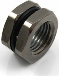 XSPC Geh&auml;usedurchf&uuml;hrung G1/4 Zoll - chrome schwarz