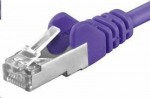 PremiumCord PREMIUMCORD Patch kabel CAT6a S-FTP, RJ45-RJ45, AWG 26/7 1.5m purple