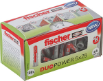 Fischer DUOPOWER 5 x 25 LD dowel 100 pcs Plastic Round