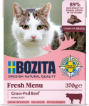 BOZITA Fresh Menu Beef in sauce - wet cat food - 370g