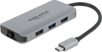 Delock USB 3.2 Gen 1 Hub with 4 Ports and Gigabit