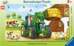 Ravensburger Puzzle 15 - farm tractor (060443)
