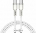 Cable USB Baseus USB-C - USB-C 1 m White (baseus_20210316150659)