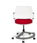 Kids desk chair ROOKEE dark red