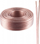 ShiverPeaks BASIC-S--Lautsprecherkabel 2x0.75mm&sup2; transparent CCA Spule