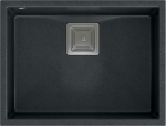 Sink Quadron DAVID 50 GraniteQ black diamond/golden elements