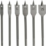 AWTools drill bit AWTOOLS VANE DRILLS DO WOOD SET 6 elem /10-13-16-19-22-25mm/ AW40522