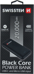 Swissten 22013928 - 20000 mAh - Lithium Polymer (LiPo) - Schwarz