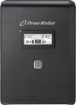 PowerWalker POWERWALK VI 2000 LCD Power Walker UPS Line-Interactive 2000VA 2x SCHUKO, 2x IEC, RJ11/RJ45, USB, LCD