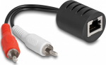 DELOCK Stereo Audio Extender RJ45 Bu zu 2x Cinch St 50m 2 St