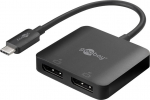 Wentronic Goobay USB-C Adapter to 2x DisplayPort | 60171