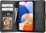 Kaitse&uuml;mbris kaanega Wallet, Samsung Galaxy A14 / A14 5G, must, Tech-Protect