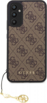Guess 4G Charm Case for Samsung Galaxy A34 5G / Brown