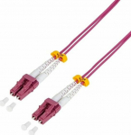 LogiLink LogiLink optical fiber OM4 LC-LC 100m fioletowy