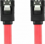 Accura SATA - SATA III 0.5m czerwony - kabel Accura SATA - SATA III 0.5m czerwony