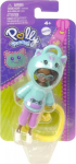 Mattel Polly Pocket: Hoodie Buddy - Cat Dark Skin Doll (HKV99)