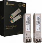 Extralink SFP+ Module 10G 2-pack, 10Gbps, 850nm, 300m, Multi Mode