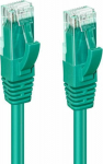 MicroConnect CAT6A UTP 0.3m Green LSZH