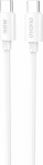 Kabel USB Dudao USB-C - USB-C 1.2 m White (6976625331765)