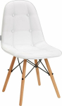 Activeshop 4Rico Scandinavian chair QS-185 eco leather white