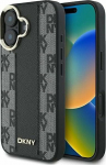 DKNY DKNY DKHMP16MPCPVSLK iPhone 16 Plus 6.7'' czarny/black hardcase Checkered Pattern Magsafe