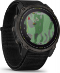 Viedpulksteni Garmin Enduro 3 &ndash; 51 mm Solar Sapphire Carbon Gray DLC Titanium with Black UltraFit Nylon Strap Black 753759339302 (7537593