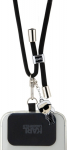 Karl Lagerfeld Universal Crossbody Strap Cord and Ikonik Pins / Black