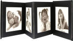 Deknudt Leporello black 8x13x18 8 photos A66DC2 8PH