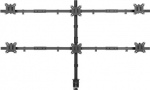 SpeaKa Professional SP-MM-1010 1 Piece of monitor bracket 43.2 cm 17" - 81.3 32" Schwarz RAL