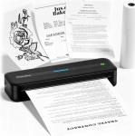 Portable Thermal Printer A4 No Ink Buetooth Ios/android / Phomemo / M832 / Czarny
