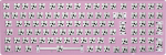 Glorious PC Gaming Race GMMK 2, 96%, Kabelgebunden, USB, mechanical Switch, RGB-LED, Pink
