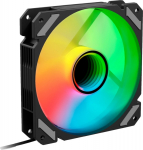 Sharkoon L&uuml;fter 120*120*25 SHARK Mirror PWM RGB schwa