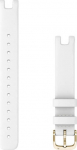 Garmin kellarihm Lily Leather Band, valge