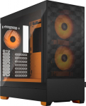 Fractal Design | Pop Air RGB | Side window | Orange Core TG Clear Tint | ATX, mATX, Mini ITX | ATX