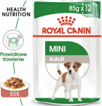 Roy Royal Canin Karma ROYAL CANIN SHN Mini Adult w sauce 12X85G