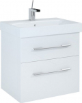 Cersanit AQ.401-164343 / AQUAFORM / MADRID / WALL-HUNG WASHBASIN CABINET 2S 60X41.8X54 WHITE HG PDW /