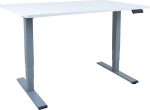 Desk ERGO OPTIMAL with 2 motor 140x80xH62-127cm, greyish white/silver-grey