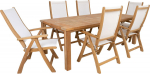 Dining set BALI table, 6 foldable chairs