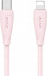 Kabel USB Usams USB-C - Lightning 1 m Pink