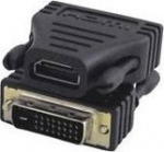 MicroConnect HDMI - DVI-D Adapter F/M, HDMI 19 - DVI 24+1 F-M Adapter