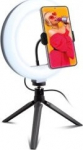 SBS Selfie Tripod 20cm LED Ring Light