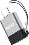 Adapter USB Conceptronic BZ-35 USB-A - USB-C Szary (BZ-35)