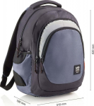 Miquelrius Rucksack Triple Berlin Recy 30l 3 blue compartments
